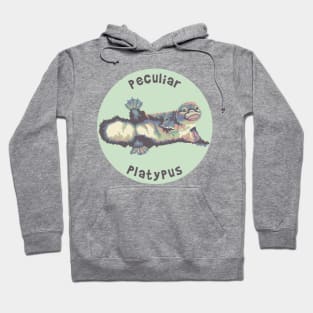 Pretty Platypus Portrait Hoodie